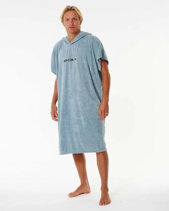 Brand Hooded Towel - Dusty Blue