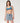 Rip Curl Girls' Aggie Hipster Denim Skirt — Vintage Blue