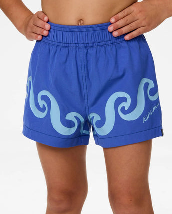 Sun Swell Boardie Girl - Light blue