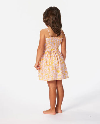 Rainbow Tide Woven Dress- Girl Multico