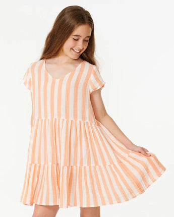 Premuim Surf Stripe Dress - Mini Girl