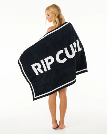 Brand Logo Towel - Black