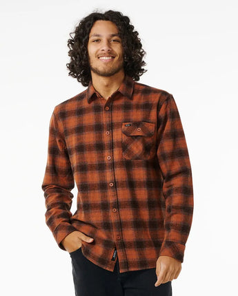 Grinners Flannel -Brick