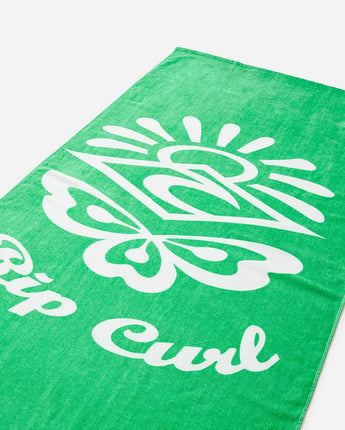 Graphic Standard Towel - Green