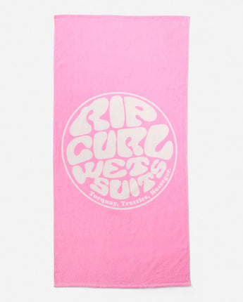 Graphic Standard Towel - Pastel Pink