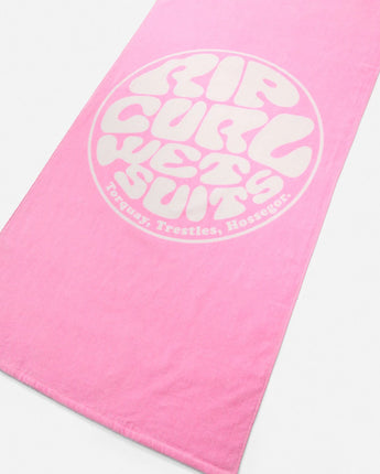 Graphic Standard Towel - Pastel Pink