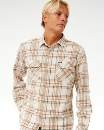 Griffin Flannel Shirt - Bone