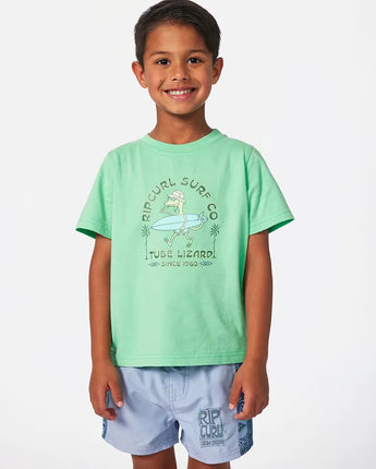 Grom Energy Lizard Tee - Boys (2-8 years) - Neon Green