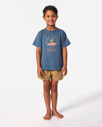 Grom Energy Lizard Tee - Boys (2-8 years) - Vintage Navy