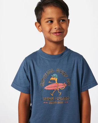 Grom Energy Lizard Tee - Boys (2-8 years) - Vintage Navy