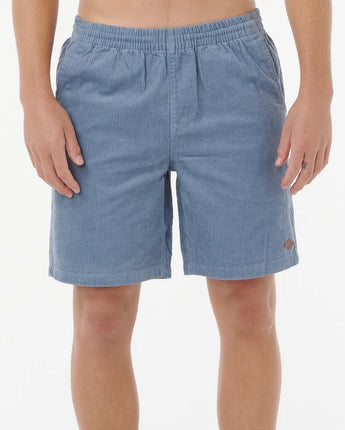 Classic Surf Cord Volley Short- Bluefin
