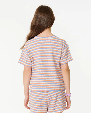 Sun Stripe Knit Tee- Girl