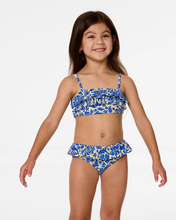 Sun Swell Frill Bikini Girl - Blue