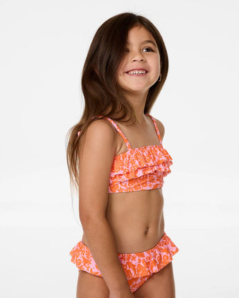 Sun Swell Frill Bikini Mandarin Girl - Orange