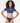 Surf Puff Bikini Girl - Navy