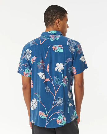 Mod Tropics Short Sleeve Shirt - Washed Navy