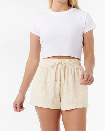 Desert Dreams Terry Shorts - Cream