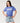 Rip Curl Girls Surf Puff Relaxed Tee - Mid Blue