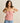 Rhythm Women's Kirra Check Strapless Top - Pink