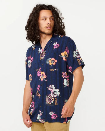 Hoffman Short Sleeve Shirt- Navy