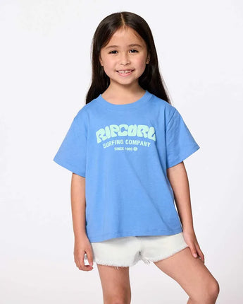 Surf Puff Relaxed Tee Girl - Blue/Mint