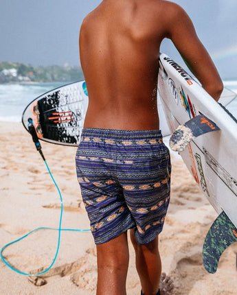 Raw Energy Stripe Volley Boardshorts - Boys (8-16 years)