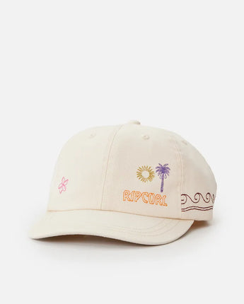 Mixed 6 Panel Cap - Bone