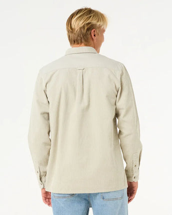 Raw Energy Cord Long Sleeve Shirt - Bone