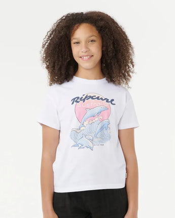 Dolphin Relaxed Tee - Girl