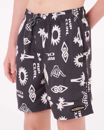 Island Paradiso Volley Boy - Washed Black