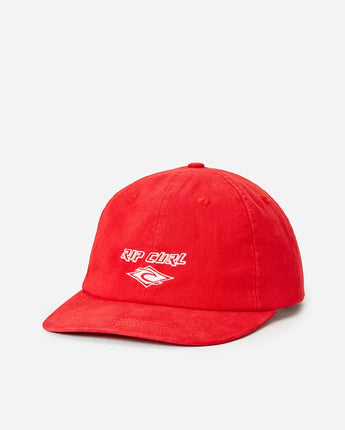 Diamond Icon Twill Cap - Red