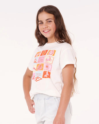 Paradise Club Summer Tee Girl - Bone
