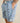 Rhythm Men's Heritage Paisley Stripe Beach Short - Slate - Side View Close Up