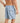 Rhythm Men's Heritage Paisley Stripe Beach Short - Slate - Back View