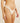 Rhythm Women's Sandy Reversible Hi Cut Pant Bikini Bottom - Chocolate - Side View - Close Up Floral Print