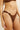 Rhythm Women's Tidewave Hi Cut Pant Bikini Bottom - Chocolate - Side View