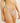 Rhythm Women's London Check Hi Cut Pant Bikini Bottom - Chocolate - Side View