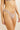 Rhythm Women's London Check Hi Cut Pant Bikini Bottom - Chocolate - Side View