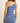 Rhythm Women's Vista Stripe One Shoulder Mini Dress - Dark Blue - Back View