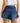 Rhythm Women's Wanderer Denim Short - Dark Denim - Back View