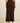 Rhythm Women's Indie Maxi Skirt - Chocolate - Back View