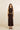 Rhythm Women's Indie Maxi Skirt - Chocolate - Front View With Matching Top