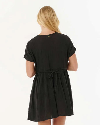 Premium Surf S/S Dress - Black