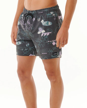 Fun Times 16" Volley - Washed Black