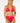 Premium Surf D-DD Sliding Tri Top - Hibiscus Red