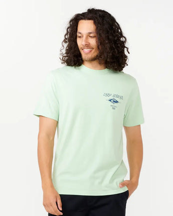 Fade Out Icon Tee - Pastel Green