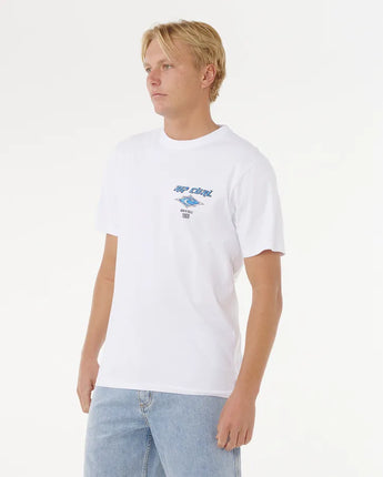 Fade Out Icon Tee - White
