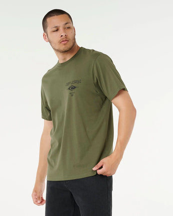 Fade Out Icon Tee - Deep Cactus