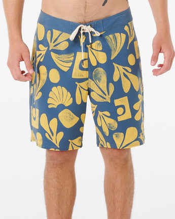 AOTS - Ty Williams Mirage Mural 19" Board Short - Bluefin