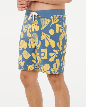 AOTS - Ty Williams Mirage Mural 19" Board Short - Bluefin